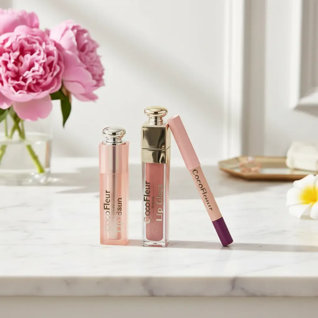 💋 Kit Labial CocoFleur Beauty 3 em 1