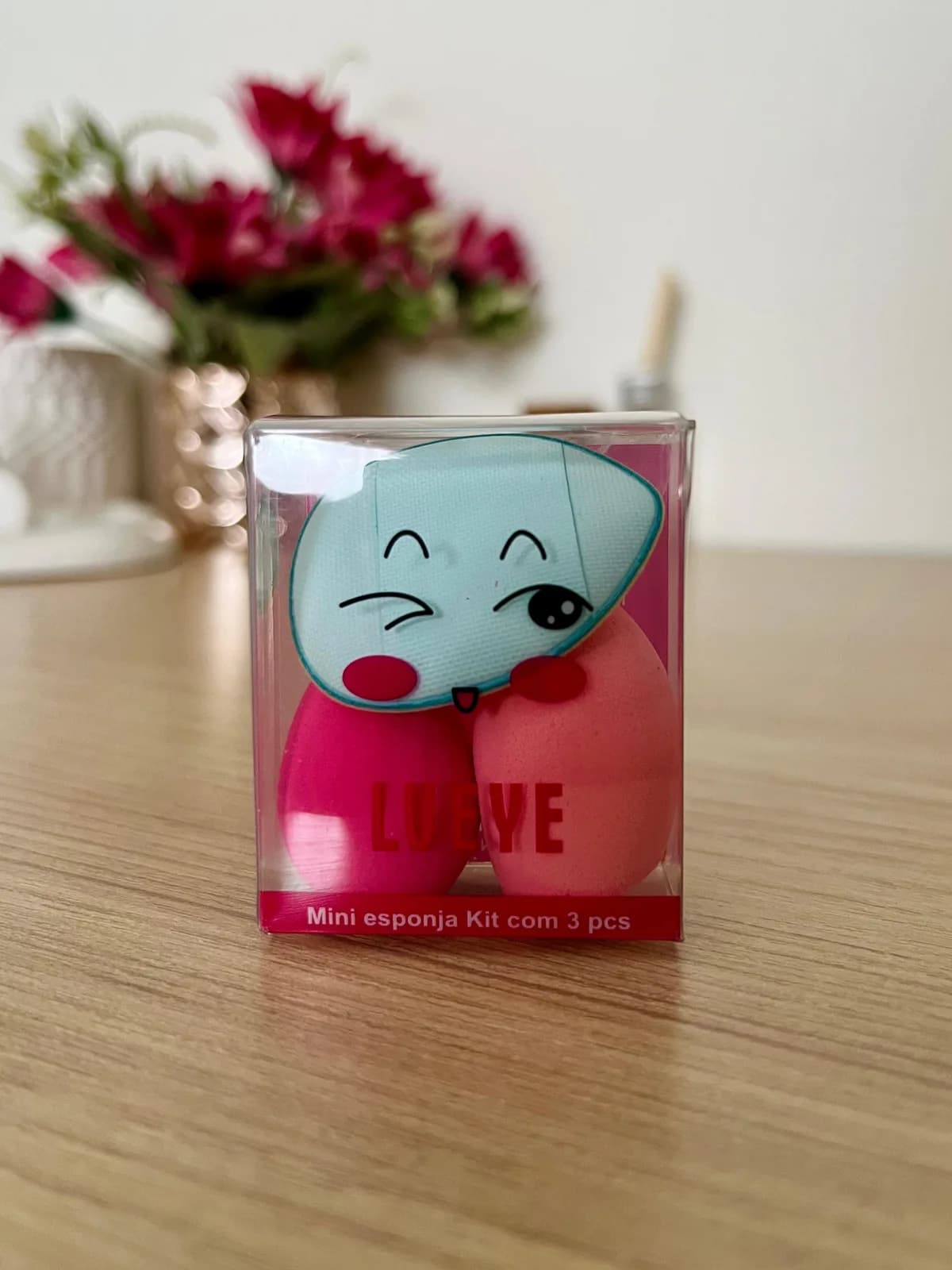 💕 Mini Esponjas de Make — 3 Peças